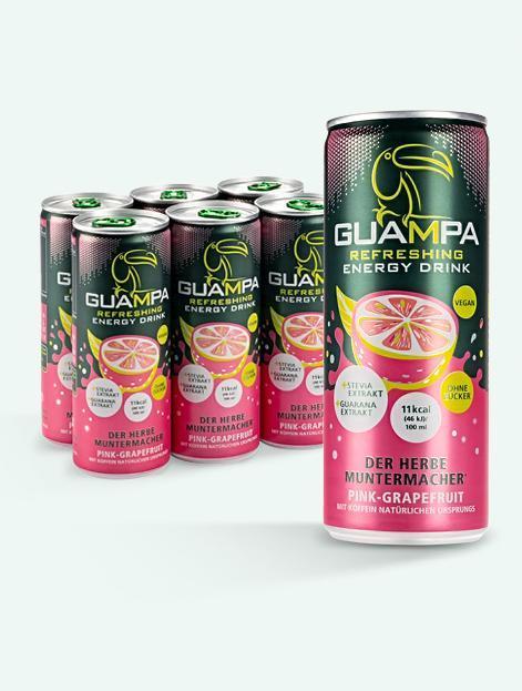 Guampa Pink Grapefruit Energy Drink